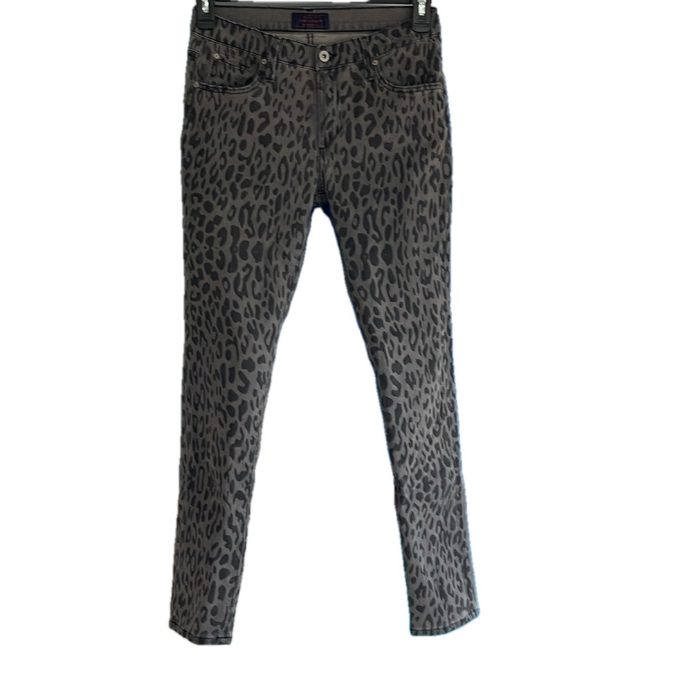 James Twiggy animal print jeans 30